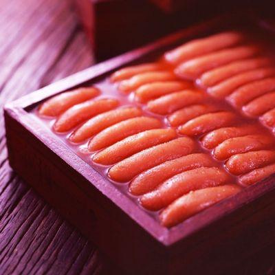 ふるさと納税 大川市 【厳選】無着色辛子明太子一本物　1kg |  | 01