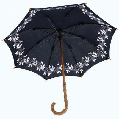 ふるさと納税 田原本町 傘 長傘 日傘 レディース 藍染め 麻100% 手捺染 UV防止 523202 日本製 藍色 |  | 02