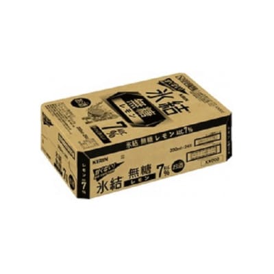 【毎月定期便】キリン 氷結無糖レモン 7% 350ml 1ケース (24本)全3回【4088541】