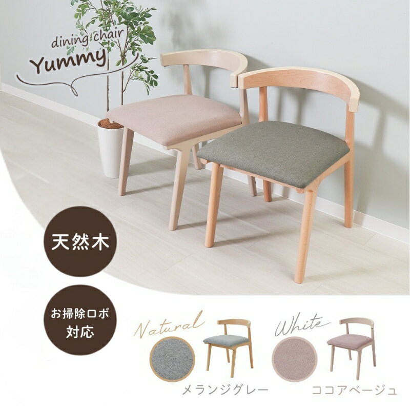 【ふるさと納税】ダイニングチェア Yummy Float(ヤミーフロート) 2脚セット 家具 インテリア