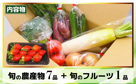 【年12回毎月】福津・むなかた旬の野菜と果物定期便　計8品【随時開始】[G5370]