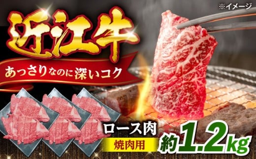 【12/17入金まで年内発送】近江牛 焼肉 ロース 1.2kg 滋賀県長浜市/有限会社旭ミイト [AQDB025] 近江牛 赤身 スライス 国産牛肉 肉 お肉 おにく 和牛 牛国産 焼き肉 やきにく 焼き肉用 牛肉 バーベキュー BBQ お取り寄せ 人気 プレゼント ギフト 贈答 ロース ロース肉 おすすめ 日本三大和牛 国産牛 定期便 ヘルシー ブランド牛 滋賀県 長浜市