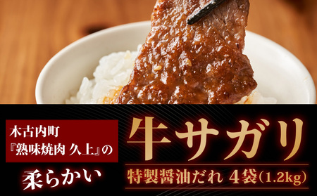 味付 牛サガリ 300g×2袋 焼肉
