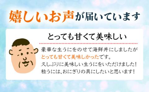 【2024年予約受付中】紫生うに・一汐粒うにセット 《壱岐市》【吉田商店】 ウニ  [JAK003] 27000 27000円