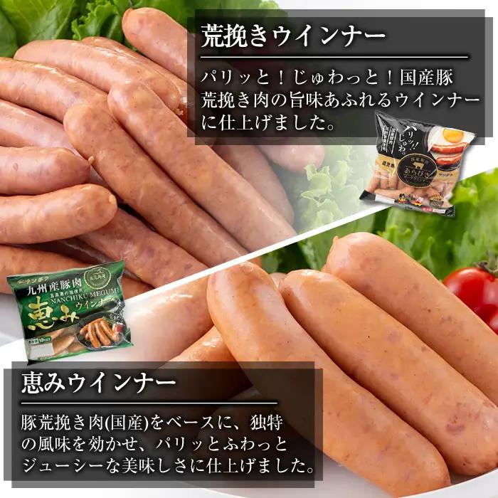 【ふるなび限定】 鹿児島 シャルキュトリ 6種 計1.4kg超 ウインナー ソーセージ ベーコン 生ハム【ナンチク】 i320-z FN-Limited-PR