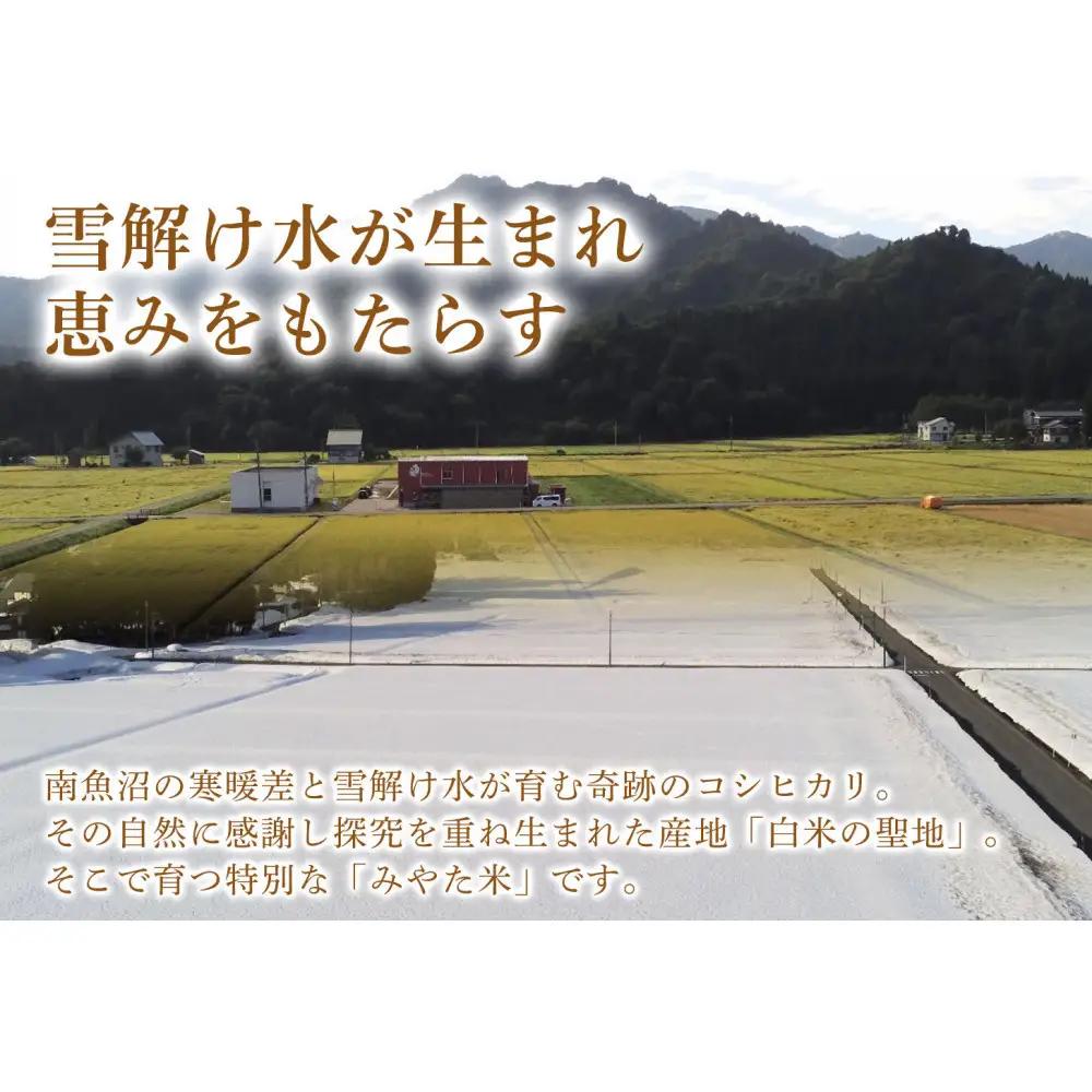【令和8年産新米予約】【定期便9ヶ月】南魚沼産こしひかり　みやた米5kg【定期便 銘柄米 ブランド米 精米 こしひかり コシヒカリ 魚沼産 新潟米 お米 米 こめ コメ ごはん】【2026年10月上旬