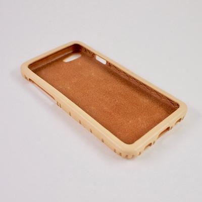 ふるさと納税 七尾市 【iPhoneSE(第二世代)用】本革ケース/ナチュラル/ハンドメイド