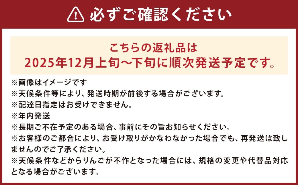 【2025年12月上旬-下旬発送予定】二戸産カシオペア　純情はるか　約2.5kg
