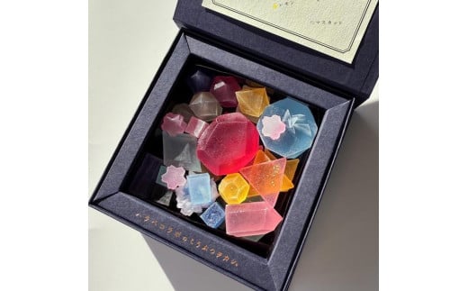 琥珀糖 こうぶつのカケラ 100g ハラペコラボ | 琥珀糖 スイーツ お菓子 おやつ お茶請け こうぶつ 鉱物 コウブツ かけら 九州 和菓子 洋菓子 宝石風 お取り寄せ 人気 送料無料 福岡 福岡市