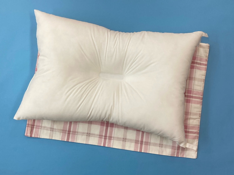 
                  家庭で洗える 防ダニ・抗菌防臭枕 枕カバー ピンク2枚付き[0331]
                