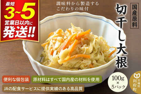 切干し大根 100g×5パック 国産原料