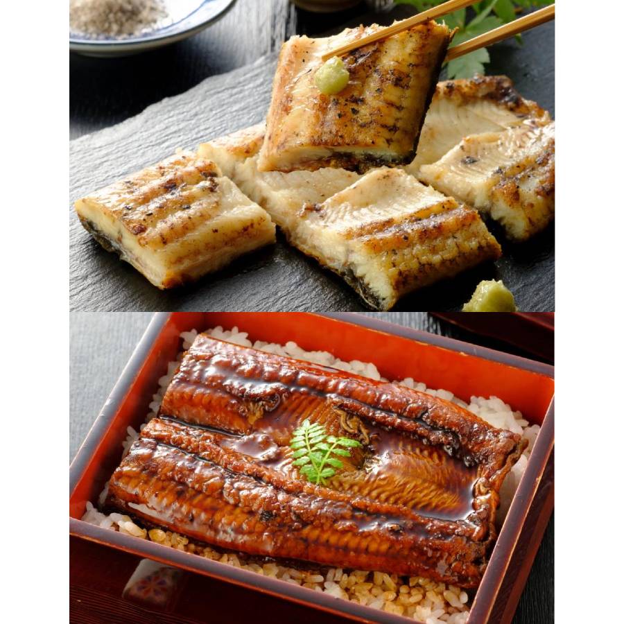 ＜山美世商会＞鰻「蒲焼」２尾＆「素焼」1尾