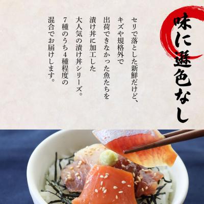 ふるさと納税 田野町 【四国一小さなまち】これが魚屋の漬け丼だ!〜海鮮ミックス〜80g×10パック |  | 02