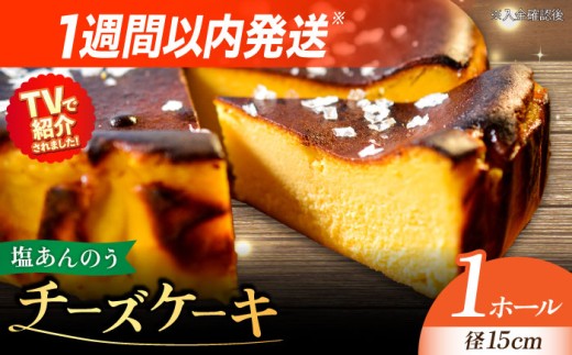 【ヒルナンデスで紹介されました！】五島列島 チーズケーキ 塩あんのう ケーキ スイーツ チーズ 塩 しお 安納芋    スピード発送 最短発送【虎屋】 [RBA003]