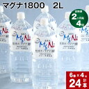 【ふるさと納税】【定期便】【2ヶ月毎 4回】「マグナ1800」 2L 計24本 (6本×4回) 合計48L 水 飲料水 硬水 ミネラルウォーター シリカ 温泉水 健康 マグネシウム 弱アルカリ性 ケイ素 サルフェート 硬度900 ph8.6 長湯温泉 大分県産