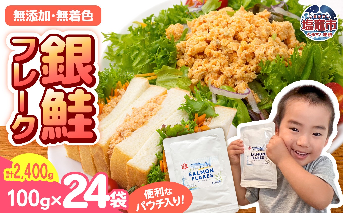
                  銀鮭 フレーク 100g×24入 | ss00024-100g24p
                