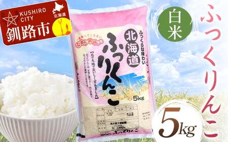 【期間限定！寄附額改定↓！】【令和7年度産】ふっくりんこ 5kg 白米 北海道産 米 コメ こめ お米 白米 玄米 通常発送 F5F-0165