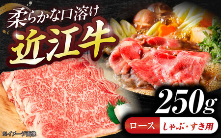 近江牛ロース(すき・しゃぶ)250g BIBE077 近江牛