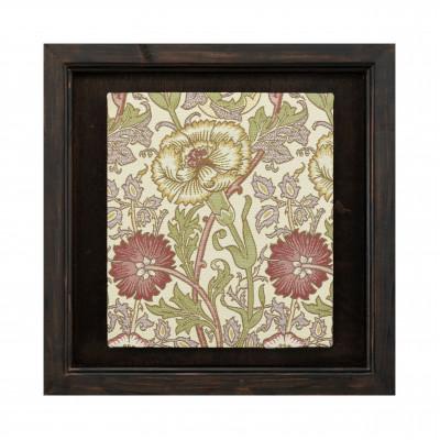 ふるさと納税 岡崎市 ウィリアムモリスデザイン　壁掛け　額縁セット　ピンクアンドローズ |  | 01