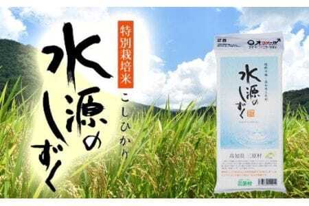 令和7年度「特別栽培米」水源のしずく真空パック（真空パック２合）