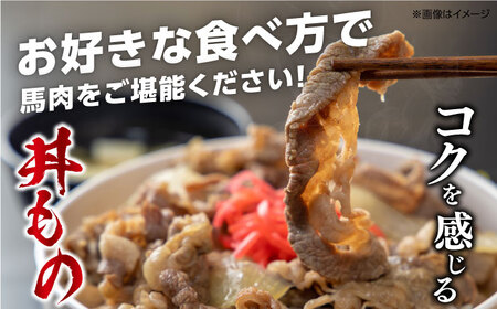 【全12回定期便】 馬小間切り落とし 1kg ( 500g × 2パック ) 【五右衛門フーズ】 [YBZ038]