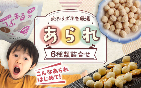 あられ 【ユニーク系】 あられ6種詰め合わせ [ANGG004] あられ
