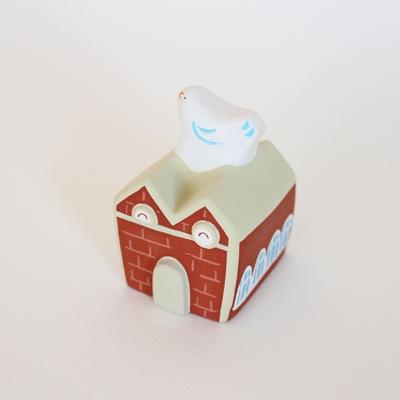 ふるさと納税 中間市 中間市世界遺産ポンプ室　土鈴　ポンプ室と小鳥