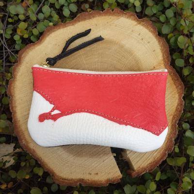 ふるさと納税 宍粟市 鹿革コレクション　生きた証　ジッパーモデル【紅×牡丹雪×夜空】　AN26　 |  | 01