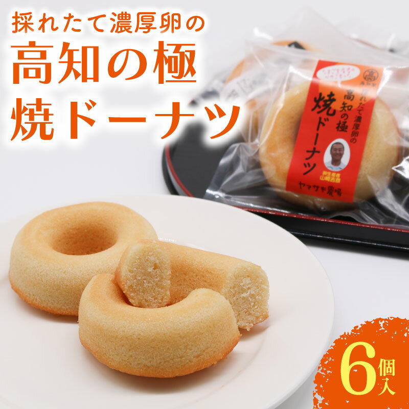 【ふるさと納税】 焼きドーナツ 高知の極 6個入 ドーナツ 桃太郎たまご 焼き菓子 お菓子 おかし 家庭用 ギフト スイーツ 人気 おすすめ たまご 卵 高知県 南国市