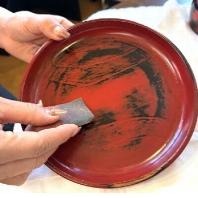 【ふるさと納税】かながわの名産100選「小田原漆器」漆の研ぎ出し体験ペアチケット【1676103】