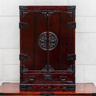 ふるさと納税 利府町 仙台箪笥 仙台仏壇23号 中3段　拭き漆調ウレタン仕上げ(お申込書返送後1ヵ月〜4ヵ月程度でお届け) |  | 01