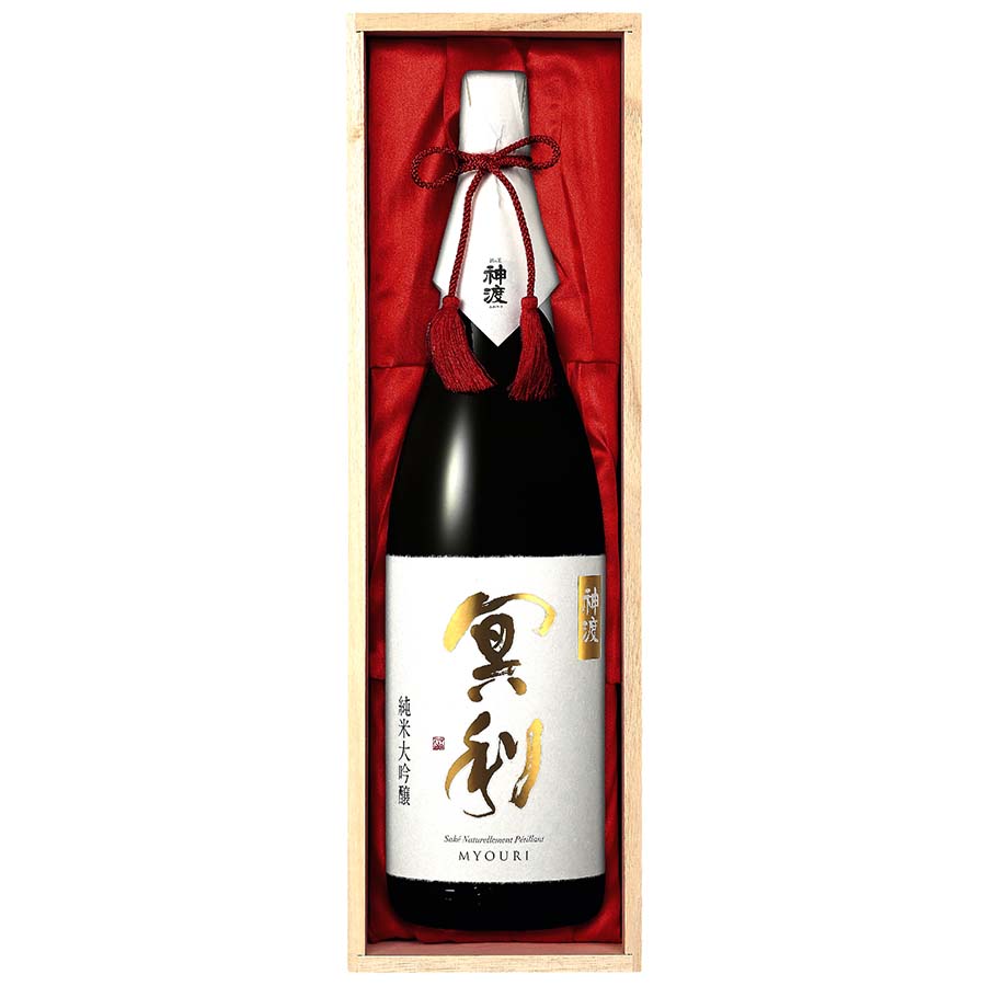 神渡 冥利 純米大吟醸原酒 木箱入 1.8L