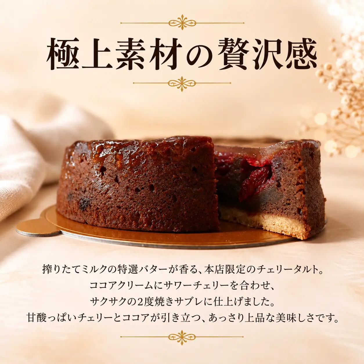 タルト 黒い森のタルト 4号 サワーチェリータルト