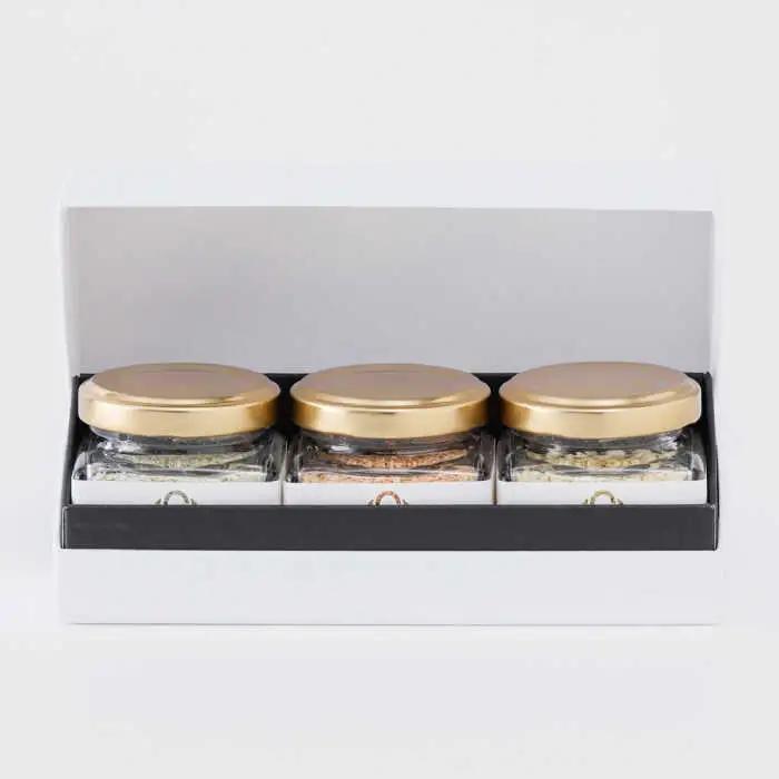 こな柚子こしょう 彩り3種セットGift Box 柚子胡椒 / 佐賀県 / 川原食品株式会社 [41AABD002]