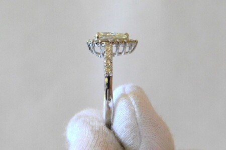 【ふるなび限定】【一点もの】Pt950　ベリーライトイエローダイヤ（0.750ct）リング　M23　K06155-H　FN-Limited-SP