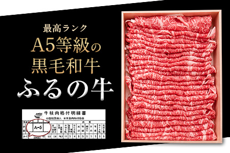 ふるの牛（黒毛和牛）Ａ５特選 切り落とし 750g 送料無料 A5 ミシュラン掲載《30日以内に出荷予定(土日祝除く)》