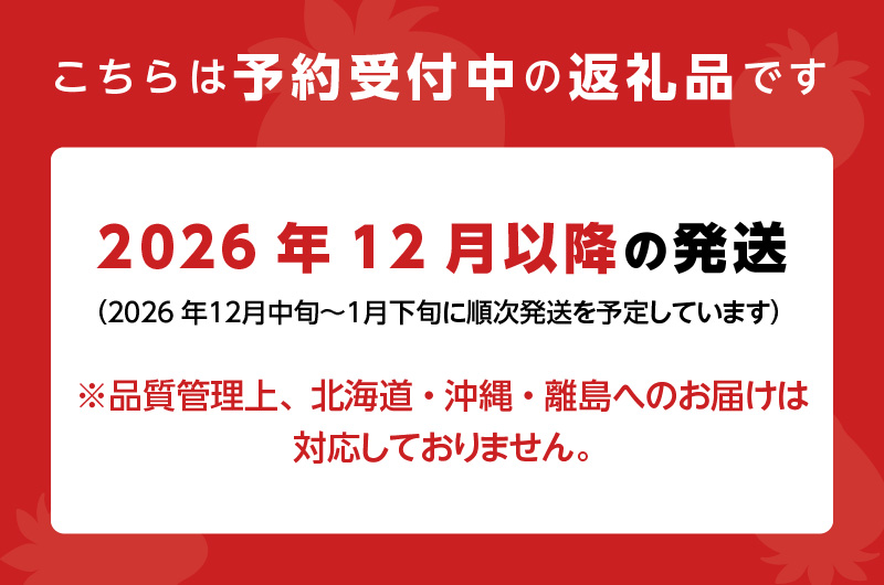 【12月中旬より順次発送】農家直送 朝採り新鮮いちご【博多あまおう】約270g×2パック_農家直送 朝採れ 新鮮 いちご 博多 あまおう 約 270g × 2パック 苺専用 パッケージ 包装 味 鮮度