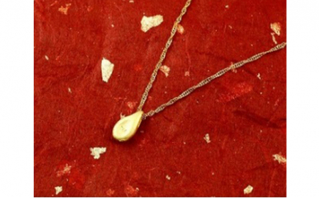  純金 24金 ネックレス メンズ ペンダントトップ 金 24K ゴールド ティアドロップ k24 つゆ型 涙型 雫 ギフト ジュエリー シンプル 人気