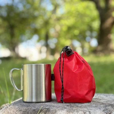 ふるさと納税 名古屋市 【XS 0.5L・赤】　手のひらサイズの軽量ナイロン巾着袋