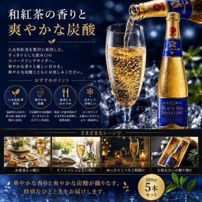 ふるさと納税 みやま市 八女の和紅茶スパークリングサイダーBlue 5本セット |  | 01
