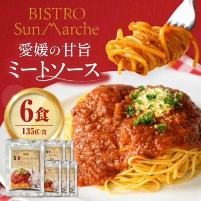 ふるさと納税 大洲市 【ご当地特選グルメ!】シェフ自慢の手作りミートソース(6食入り) [AGBX017]