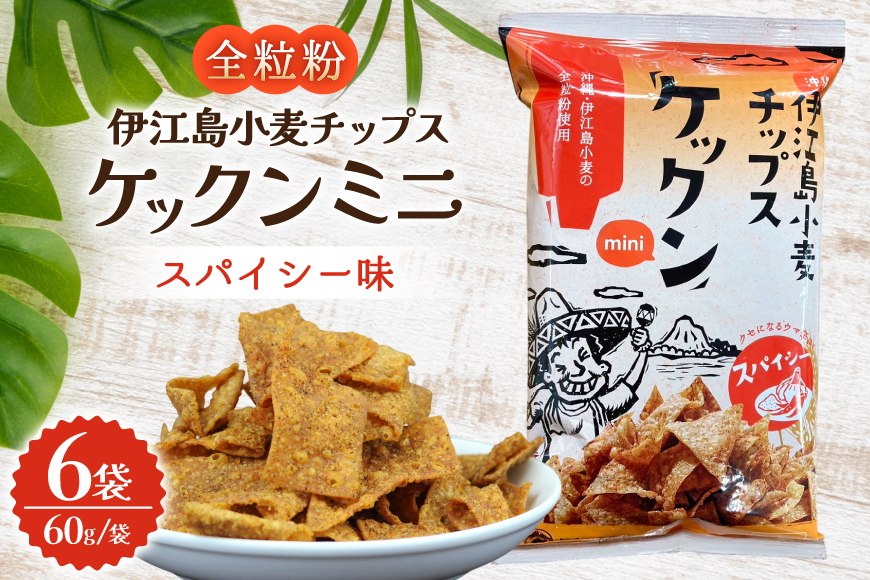 
                  スナック 伊江島 小麦チップス ケックン ミニ スパイシー 6袋 セット [いえじま家族 沖縄県 伊江村 ie47bxe680000] スナック菓子 お菓子 チップス おやつ おつまみ ケックン ケックンチップス 沖縄 ふるさと納税 ふるさと 返礼品
                
