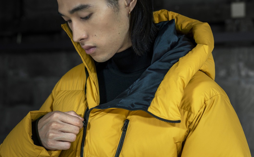 ＜UNISEX＞北海道ダウン：RETAR NUY／レタールヌイ［SOY／ソイ］DOWN PARKA ［NORTH BLUE］