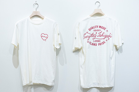 EDISG Tシャツ Island Pride【カラー:オフホワイト】【サイズ:XLサイズ】KB-73