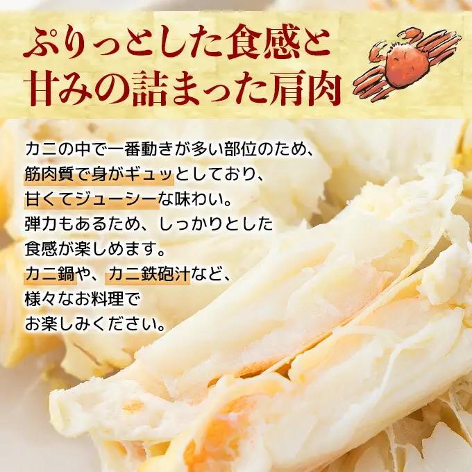 量が選べる！本ズワイガニ 肩肉 500g カニ用フォーク付き！ 年末年始 お歳暮 正月 ギフト 2025