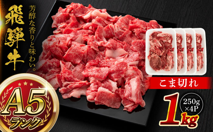 
            A5等級 飛騨牛 こま切れ 1kg (250g×4P) 瑞浪市 / マルチョウ渡辺精肉店 牛肉 和牛 国産 ギフト お取り寄せ [AZCW004]
          