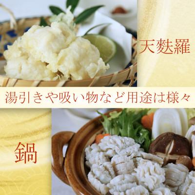 ふるさと納税 杵築市 大分県産活じめ鱧(はも)1本物 骨切り切身 たっぷり 1000g |  | 03