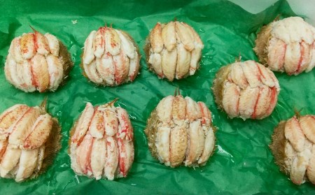 【浜ゆで】北海道産毛ガニ甲羅盛り2個（220g前後2個） AS191