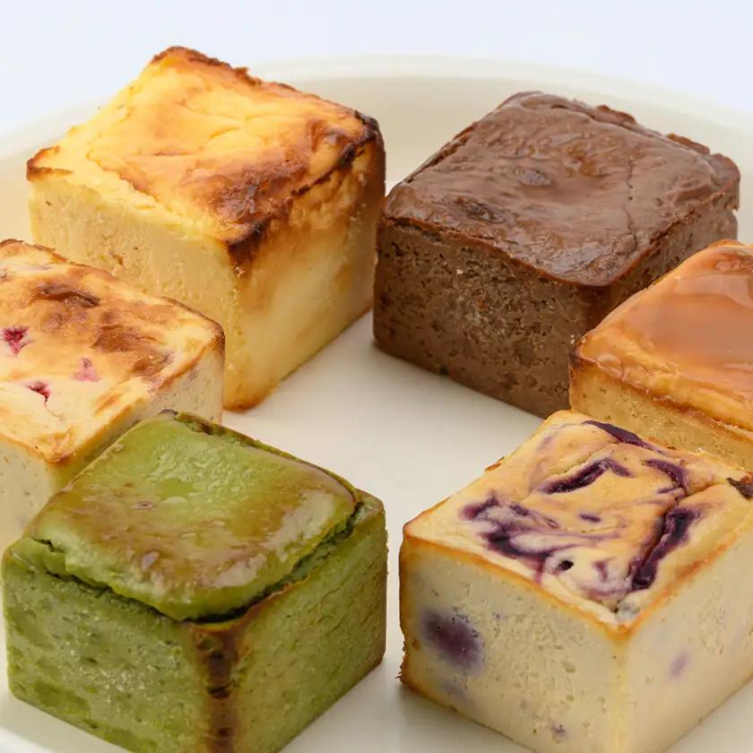 季節のバスクチーズキューブ6種セット【5cm×5cmキューブ×計6個】【配送不可地域：離島】【1705587】