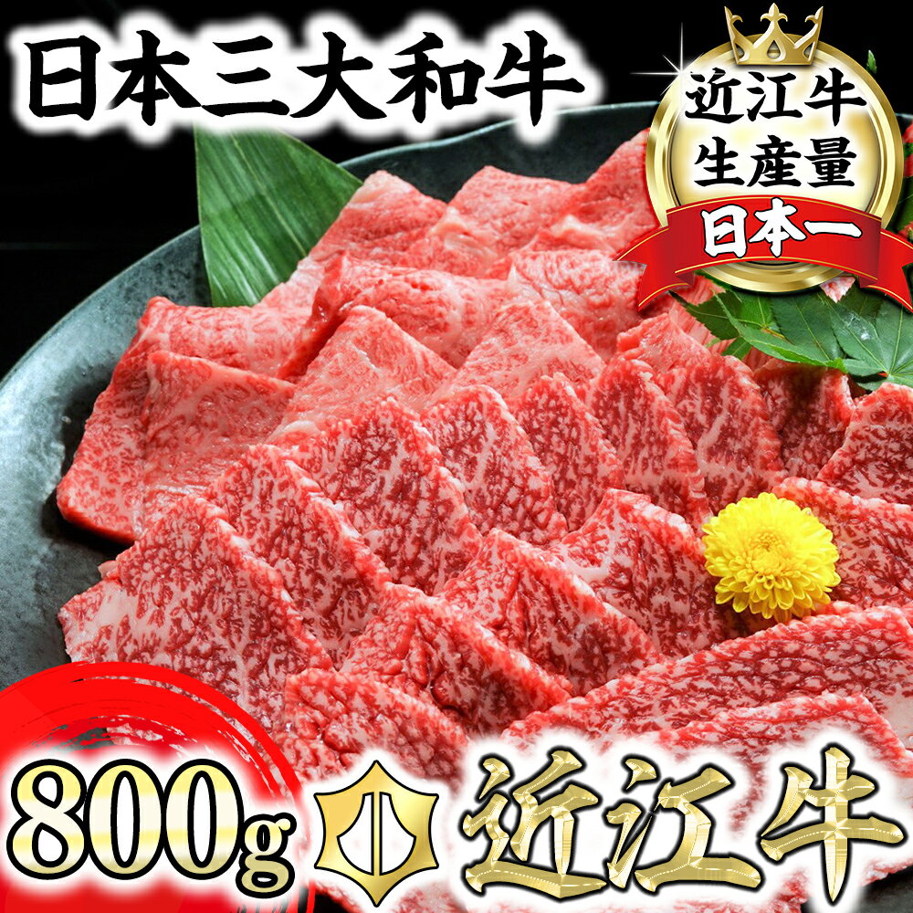 【ふるさと納税】近江牛 焼肉用 3種 食べ比べ 焼肉美味セット A5ランク 800g カルビ/モモ /ウデ 冷凍 国産 牛肉 送料無料 肉のげんさん 赤身 霜降り 牛モモ もも肉 牛ウデ モモウデ ブランド牛 日本三大和牛 バーベキュー bbq